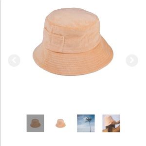 NWT Lack of Color Wave Bucket - Peach Terry